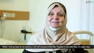50 عاما تكافح ندى لاستعادة حياتها من آلام عنق الرحم والعمود الفقري | مستشفى ماكس ، ساكت