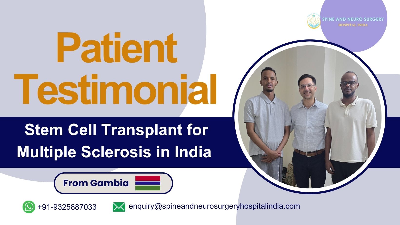 Gambia Patient’s Journey: Successful Stem Cell Transplant for Multiple ...